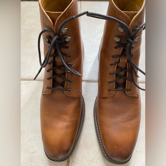 Men’s Cole Haan Grand Kennedy British Tan waterproof leather dress boots. Sz 9.5 - Picture 5 of 7